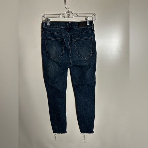 Pistola High Rise‎ Dark Wash Raw Hem Skinny Jeans - Picture 3 of 6